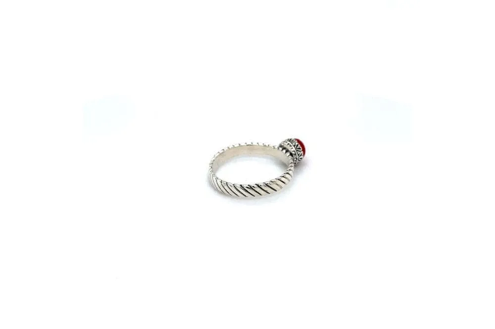 Comet Ring- Coral
