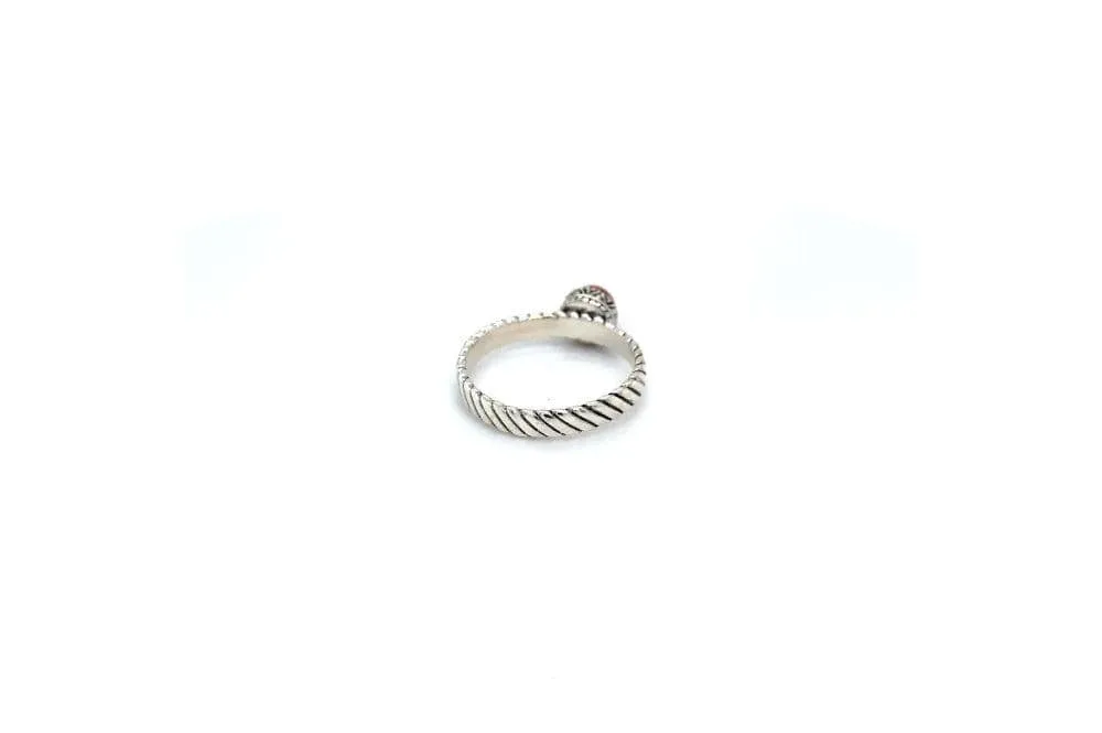 Comet Ring- Coral