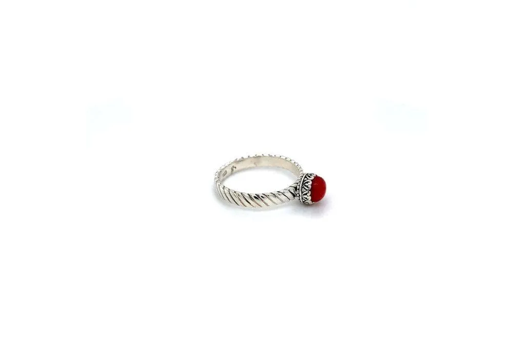 Comet Ring- Coral
