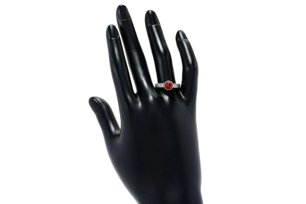 Comet Ring- Coral