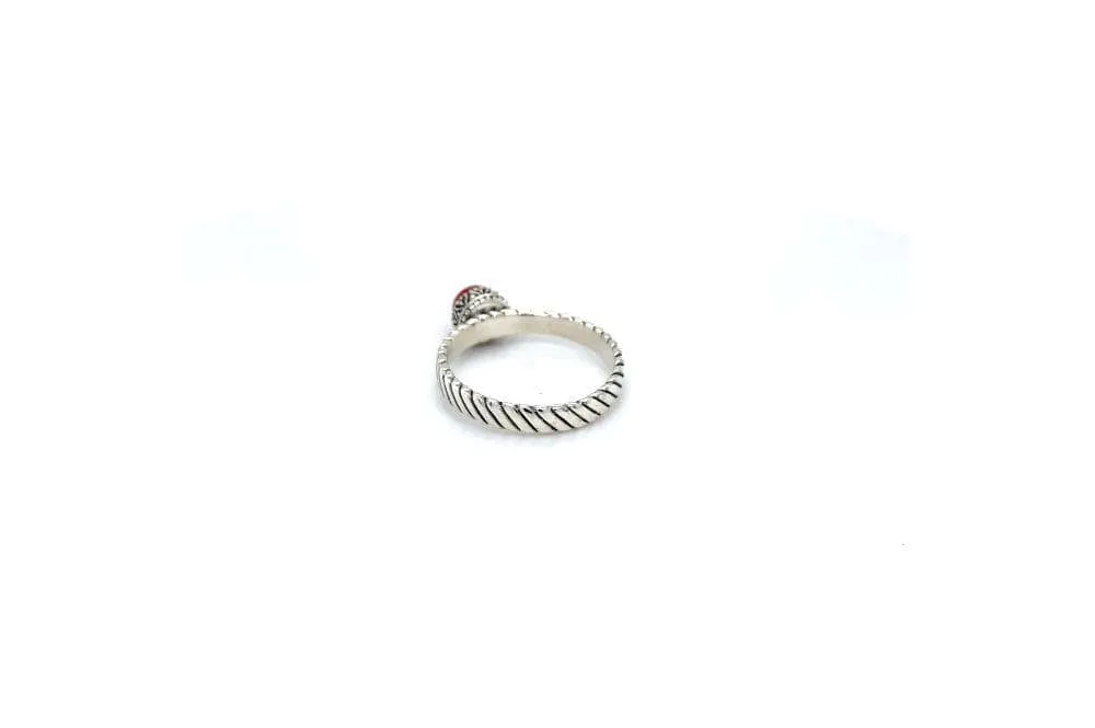 Comet Ring- Coral