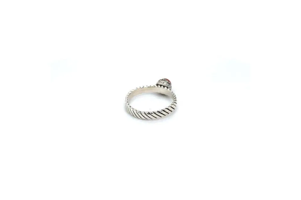 Comet Ring- Coral