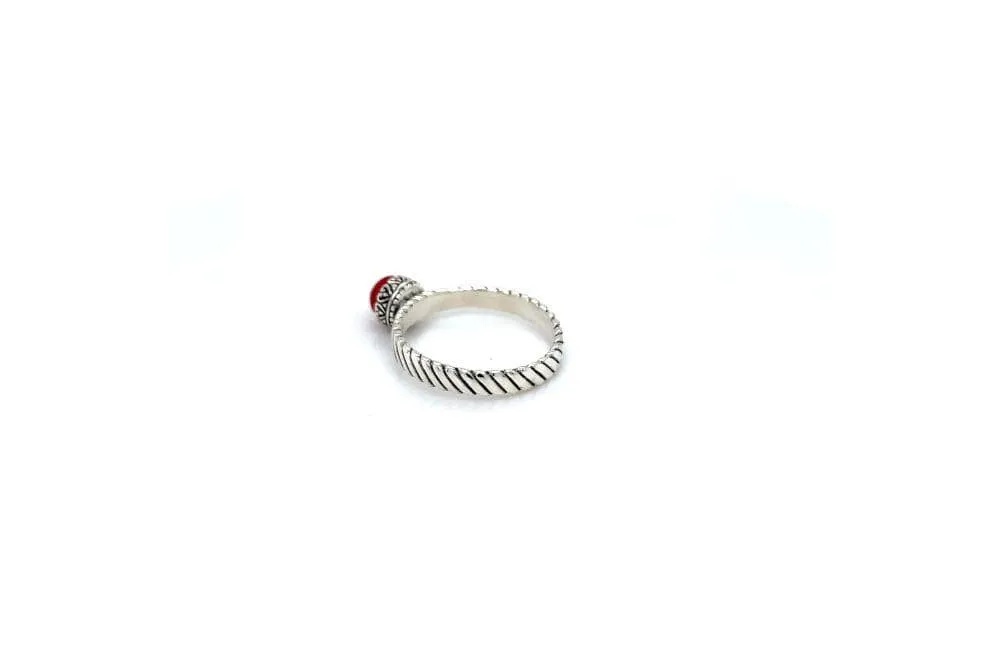 Comet Ring- Coral