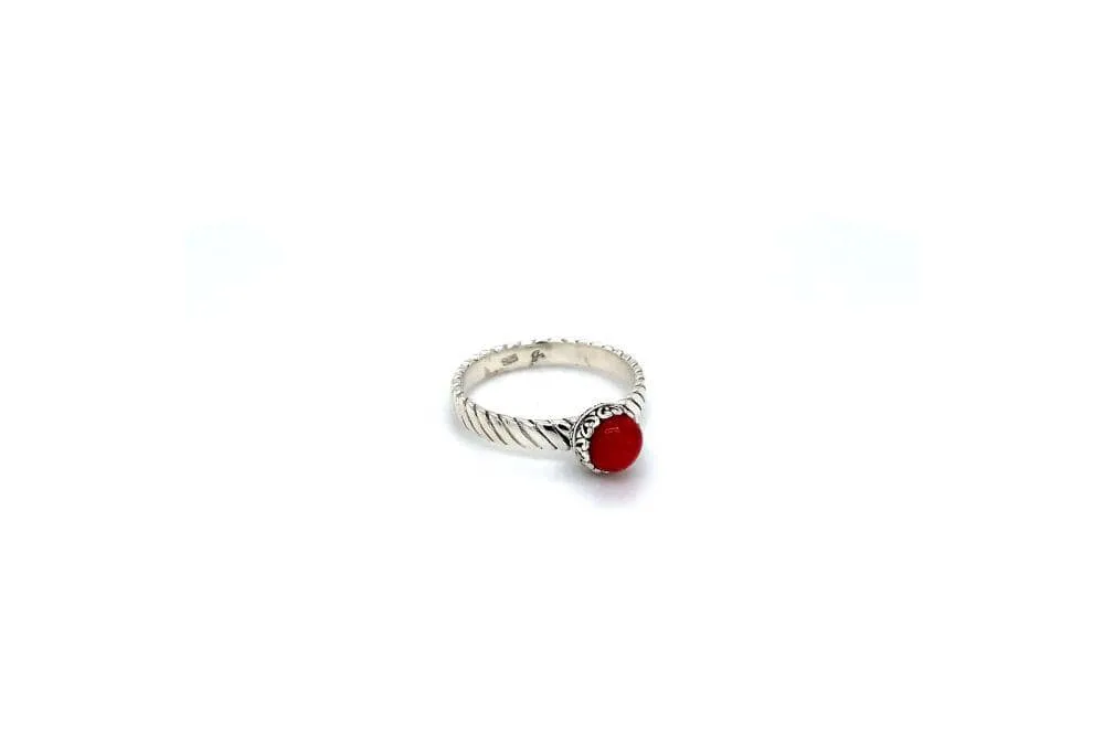 Comet Ring- Coral