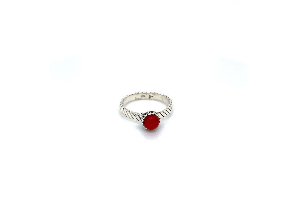 Comet Ring- Coral