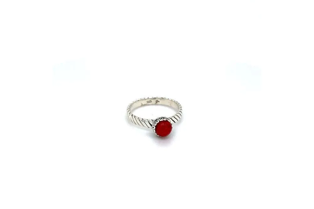Comet Ring- Coral