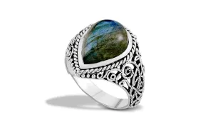 Dempo Ring- Labradorite