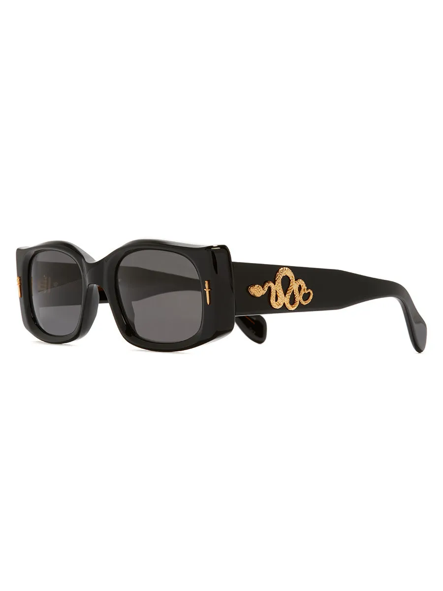 Diablo 24K Gold Black on Oil sunglasses