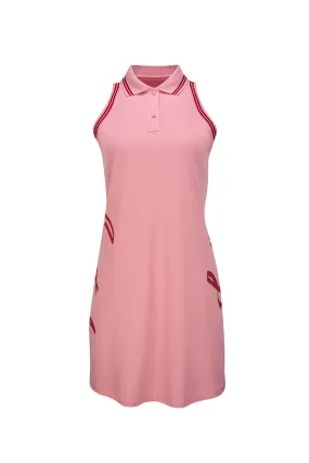 Dianthis Pink Women's Pique Polo Dress