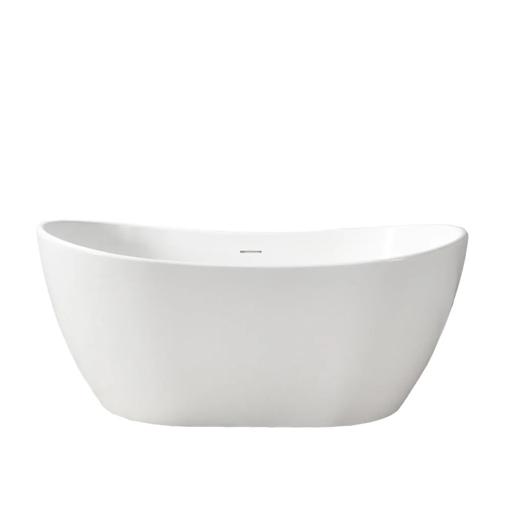 Edison 56" Resin Freestanding Tub