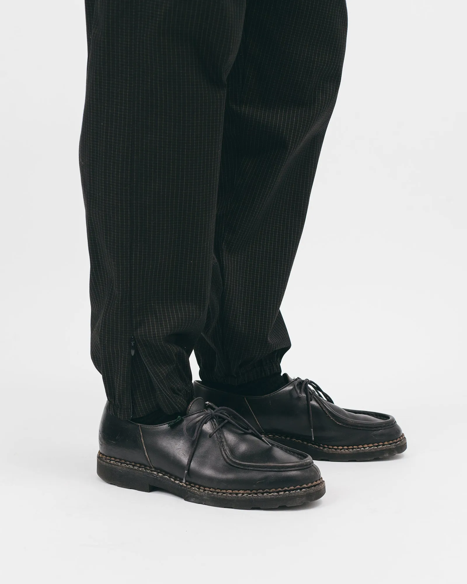 Elastic Track Trouser - Black Grid