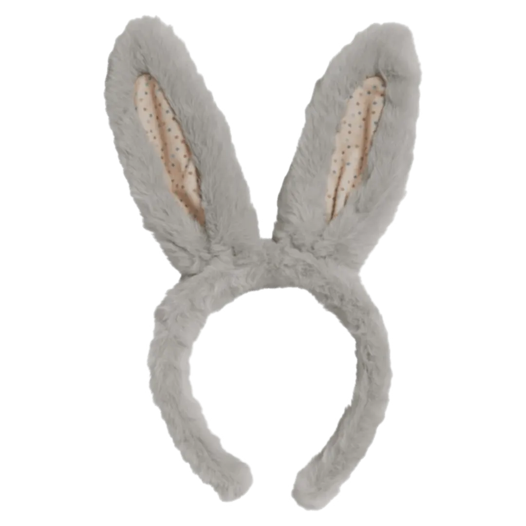 Fluffle Bunny Ear Headband - Smoke