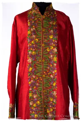 Française Mirabelle du'Soleil Renoir Silk Coat