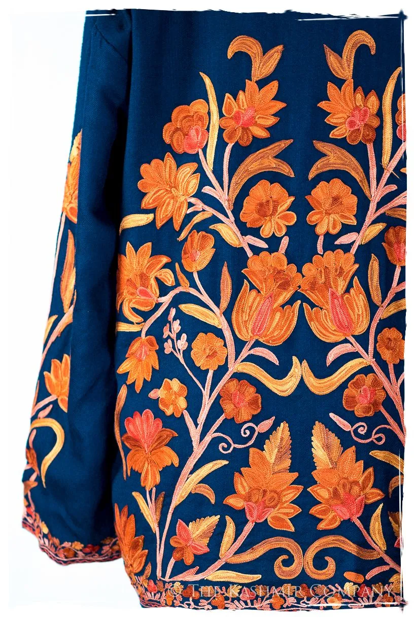 Française Terre de Sienne Gold Secret Garden Wool Jacket