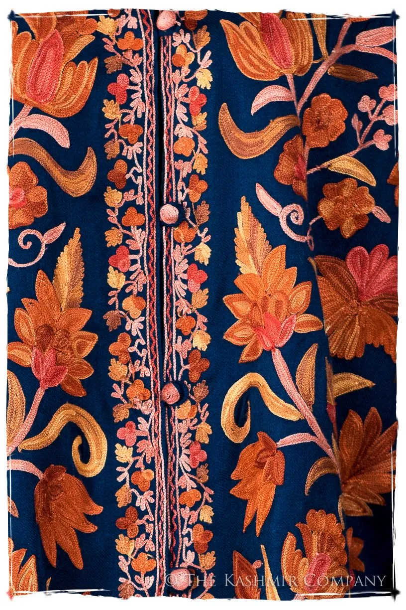 Française Terre de Sienne Gold Secret Garden Wool Jacket