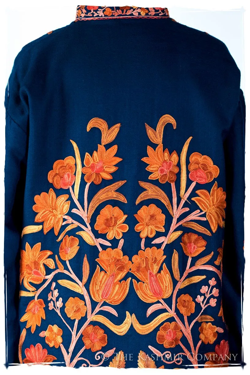 Française Terre de Sienne Gold Secret Garden Wool Jacket