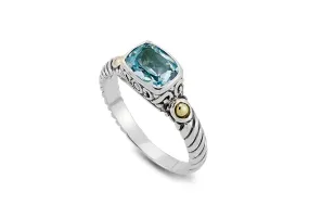Gede Ring- Blue Topaz