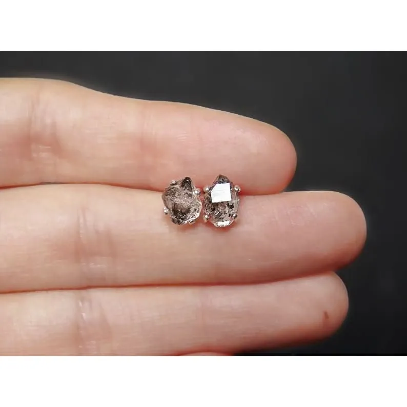 Glowing Herkimer Earrings