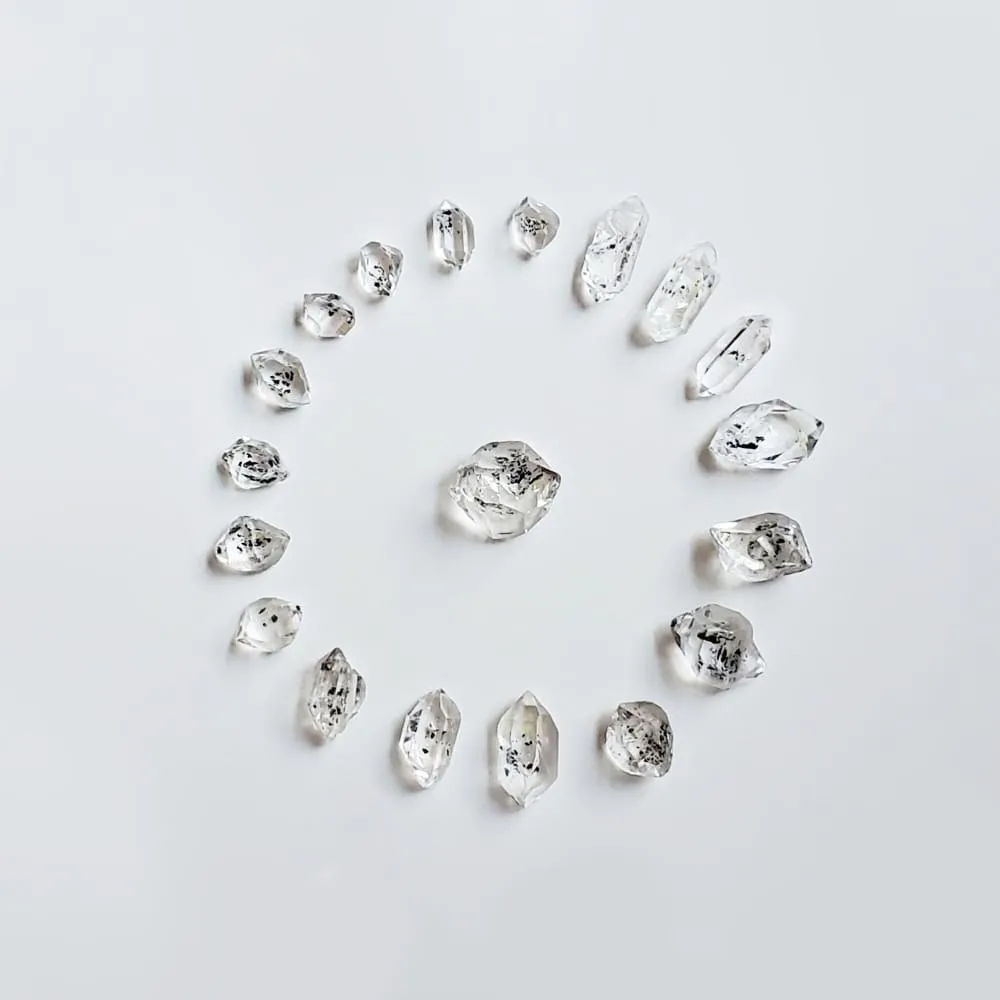 Glowing Herkimer Earrings