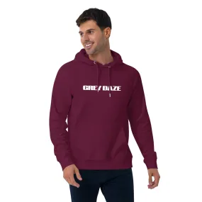 Grey Daze Logo Unisex eco raglan hoodie