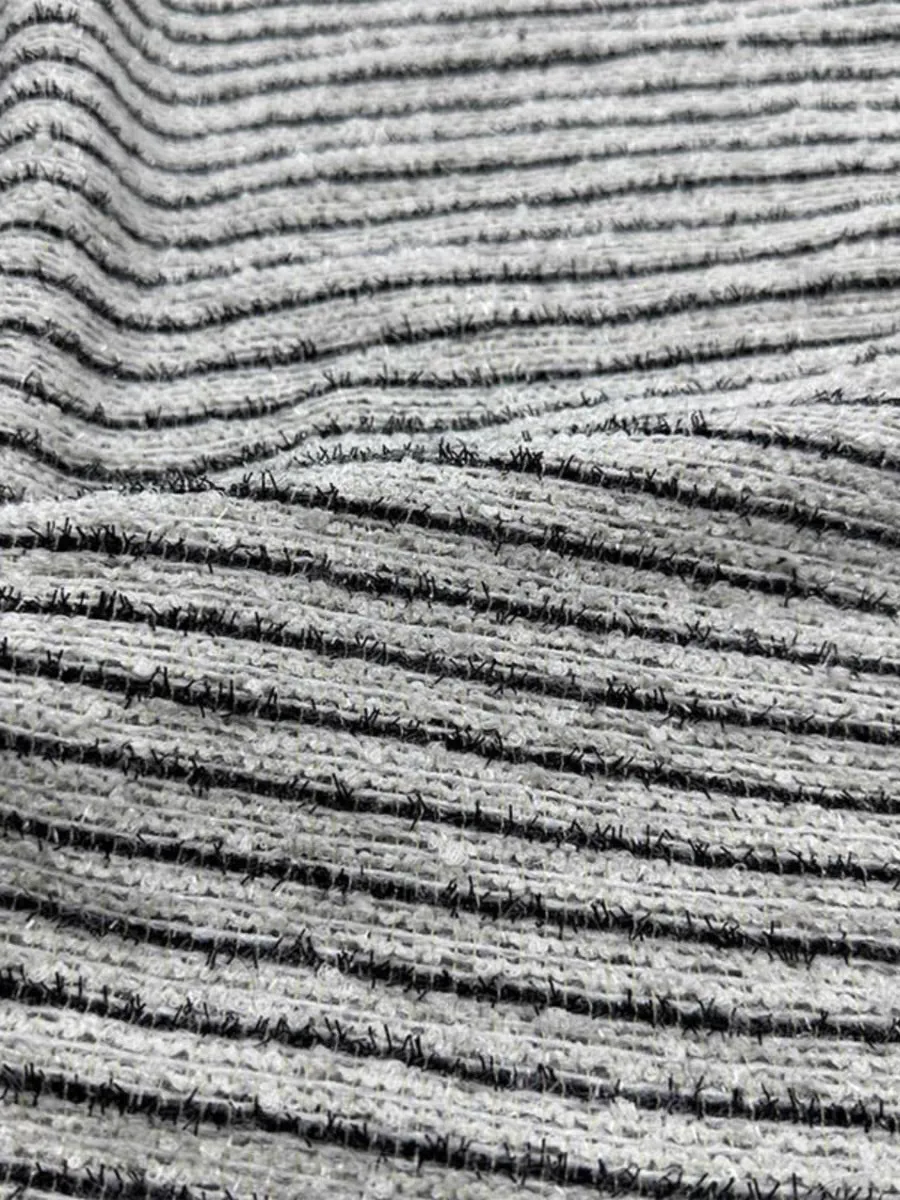 High-end heavyweight small fragrance fabric texture bright silk woven designer clothing jacket DIY handmade luggage fabric
