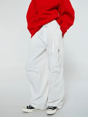 Hringbraut Cargo Pants in White