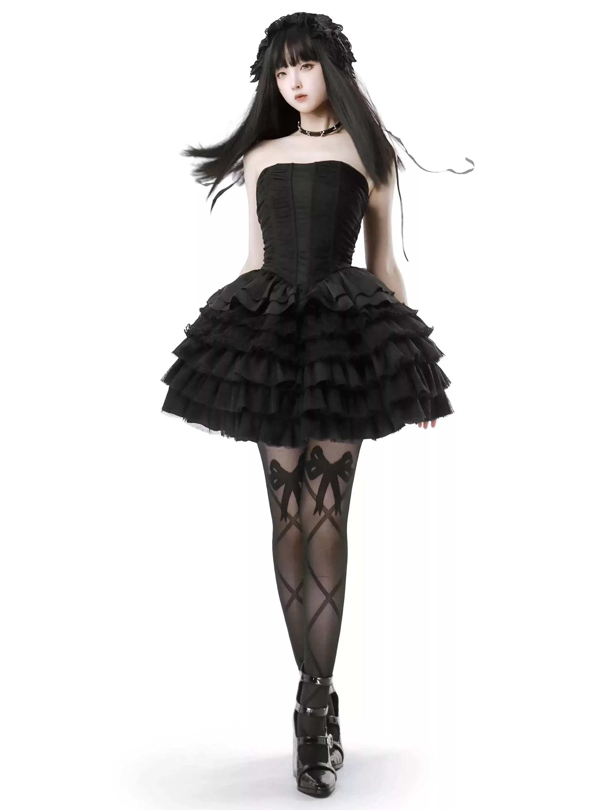 I know I’m your favorite princess cake style corset top dress set