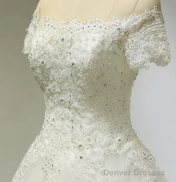 Large Tail Diamond Wedding Short Sleeved Lace High-End Wedding Band