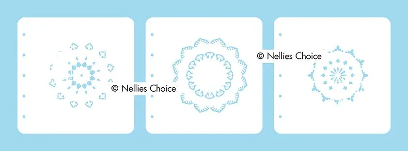 Layered Combi Stencil Set Mandala 2