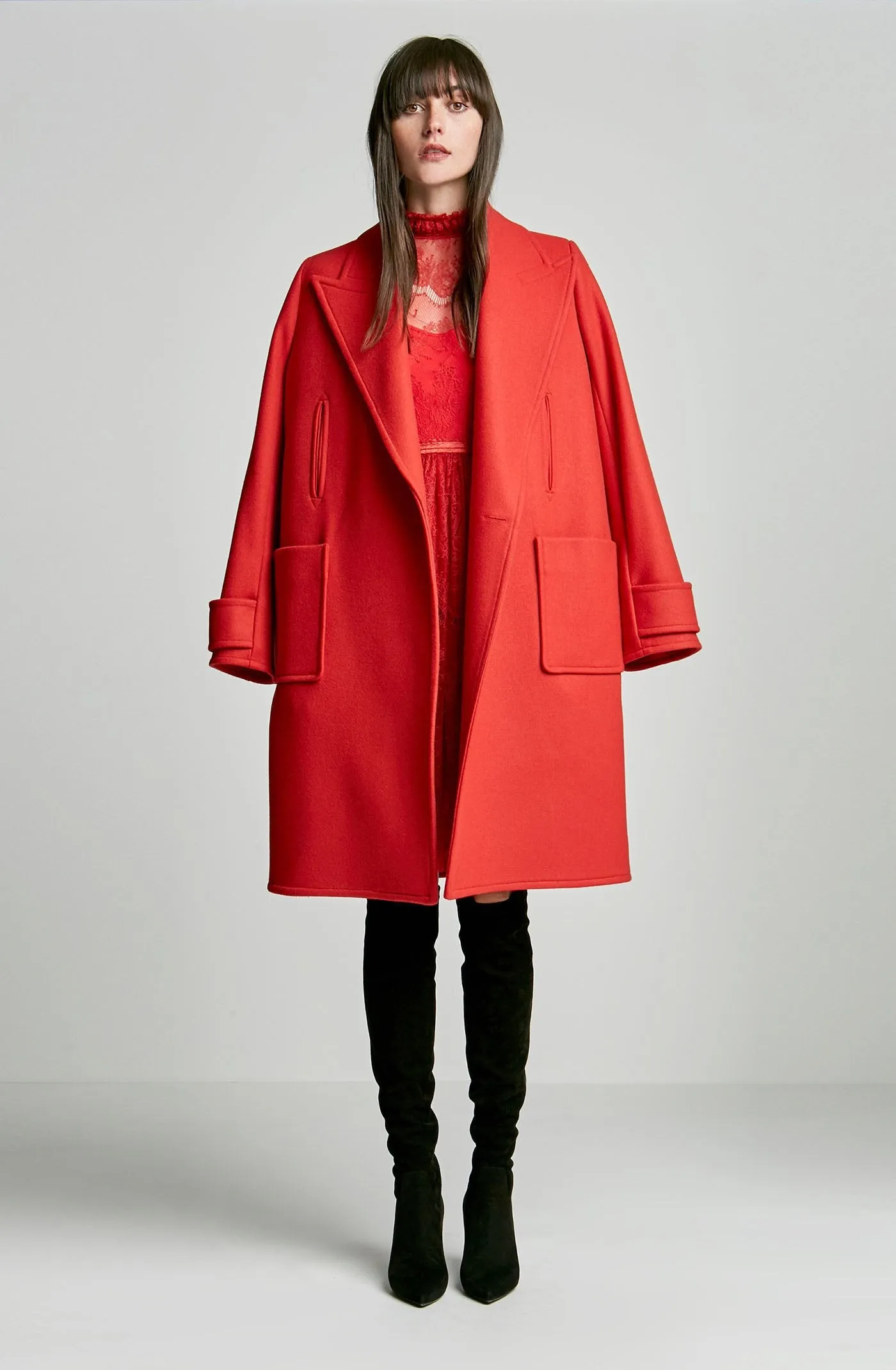 MELTON PEA COAT