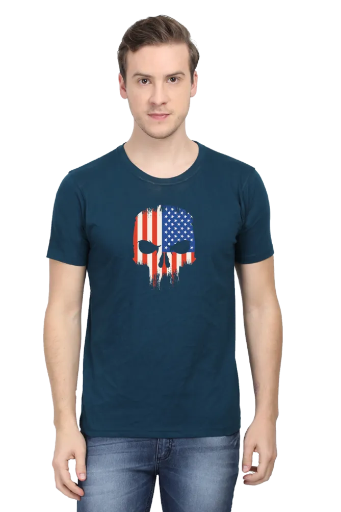 Men'S Skull Printed T-shirt for men