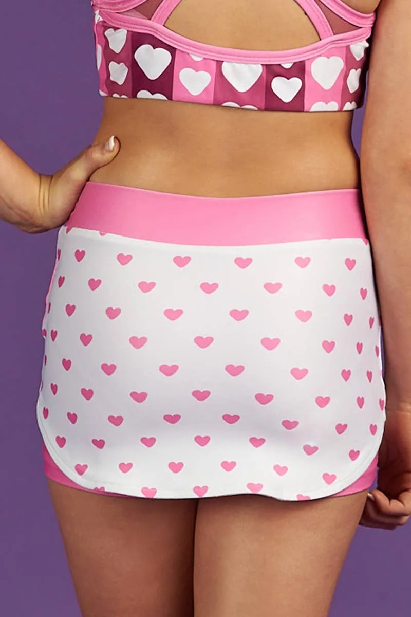 Mid Rise Skirt in Heart You