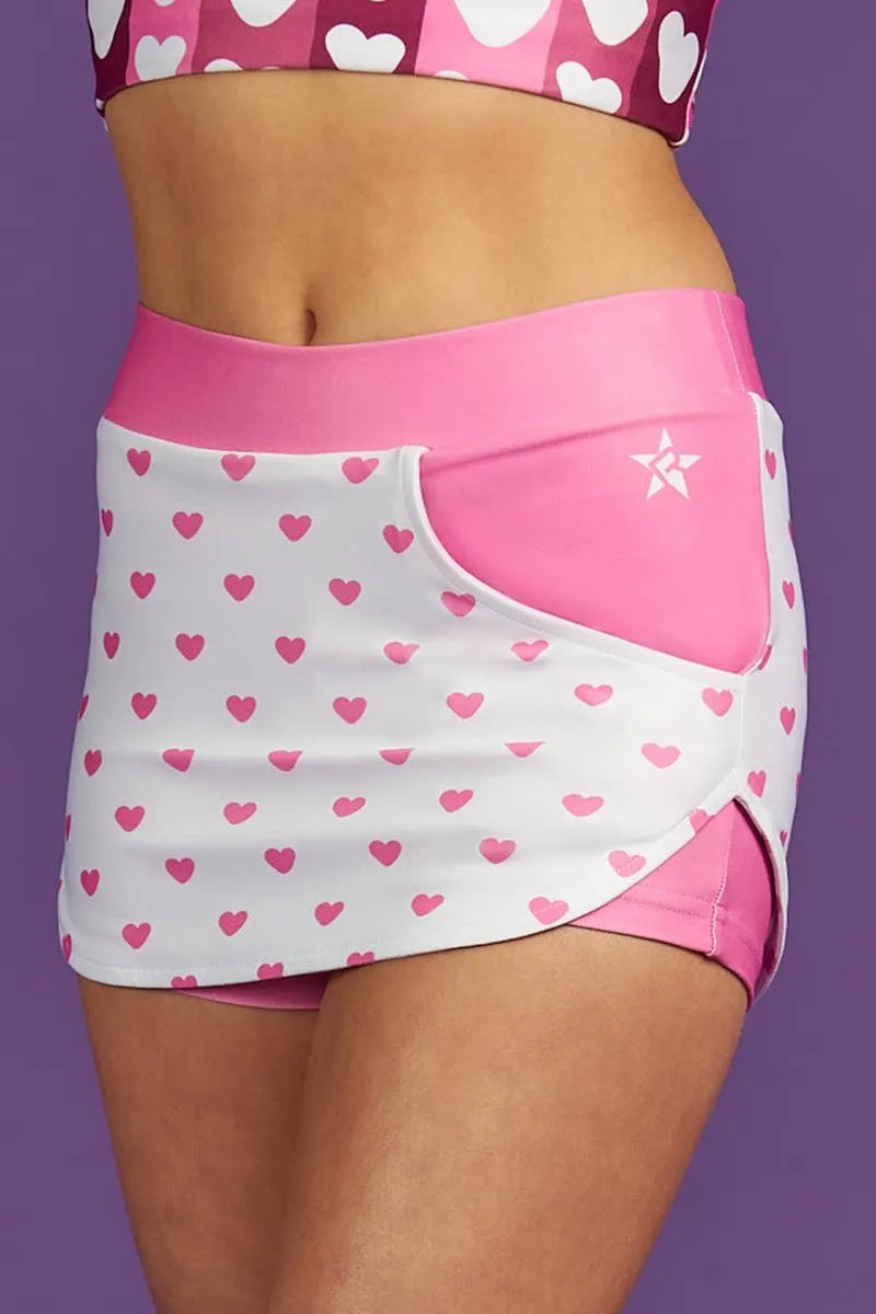 Mid Rise Skirt in Heart You
