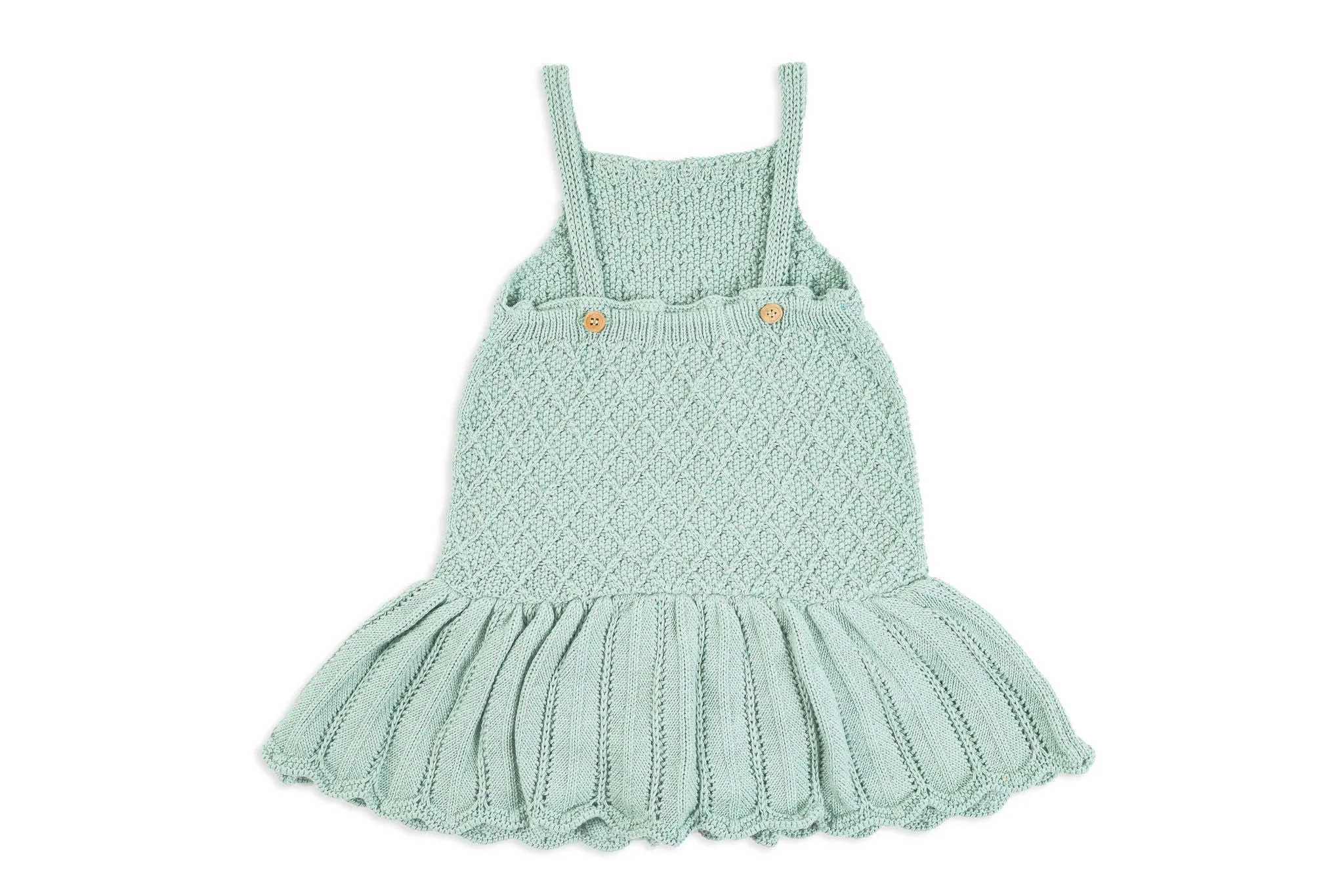 Mint Knit Skirt Romper