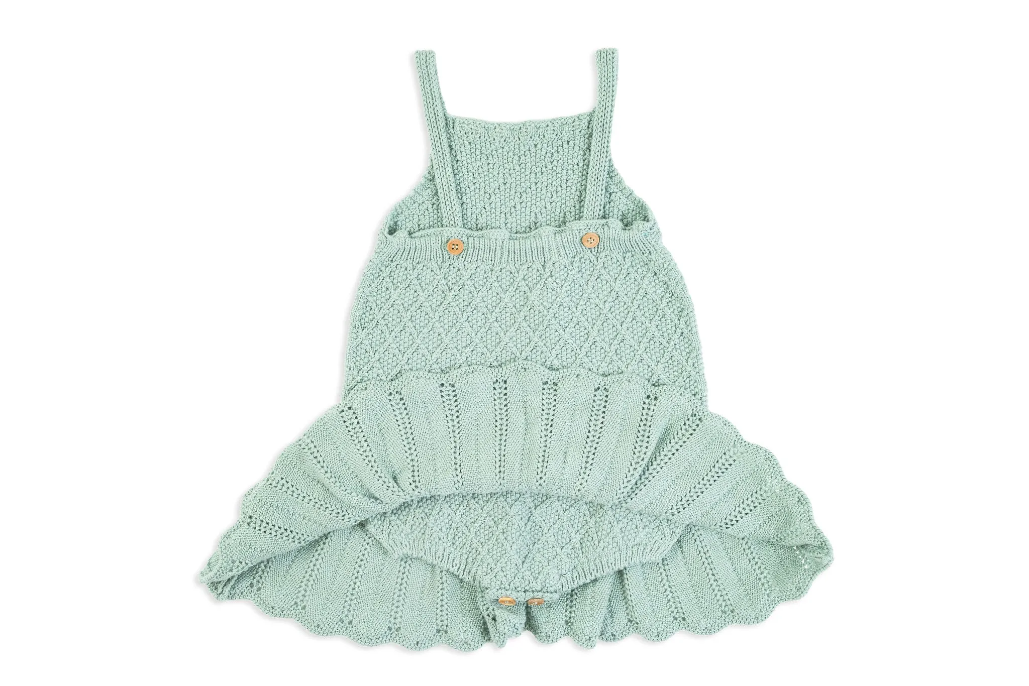 Mint Knit Skirt Romper