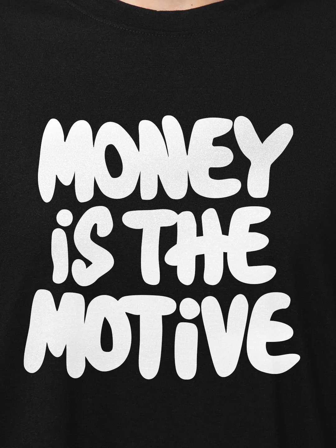 Money Is The Motive Cotton Mens T Shirt and Shorts Combo Set(Plus Size)