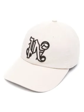 MONOGRAM-EMBROIDERED COTTON CAP