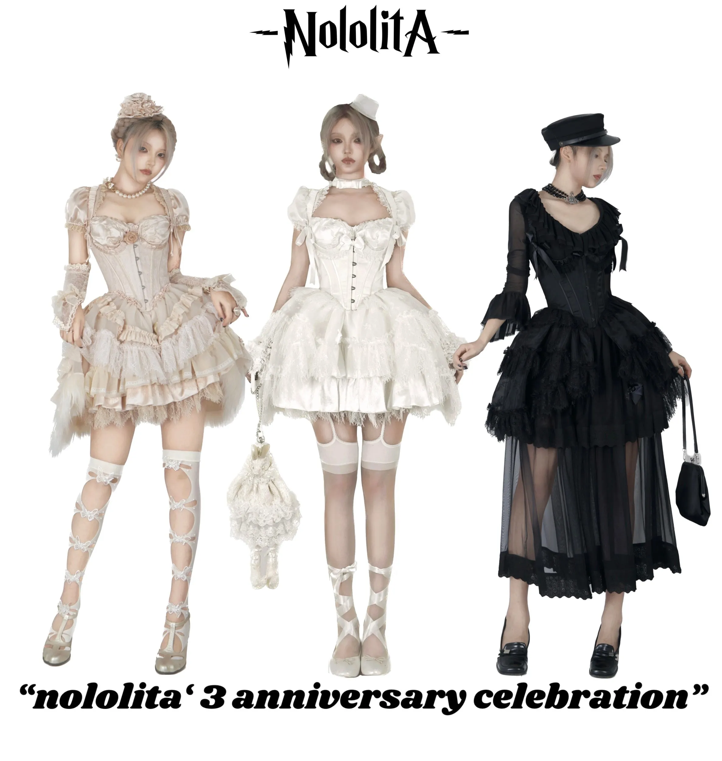 [Nololita 3 years anniversary] Transformed Butterfly Corset Dress Set