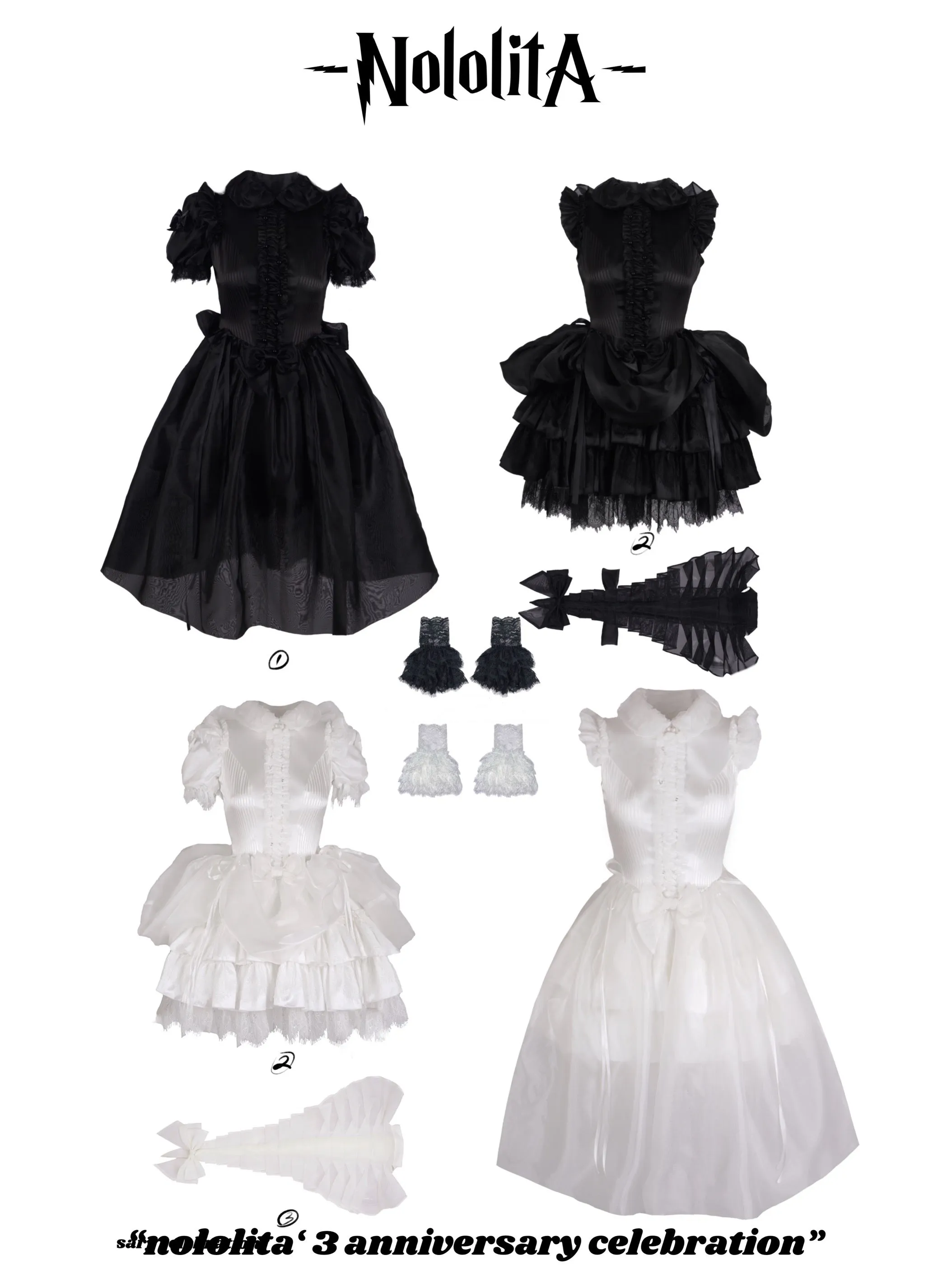 [Nololita Pre-order till Nov 2023] Dragon Queen Gothic Lolita Dress Set
