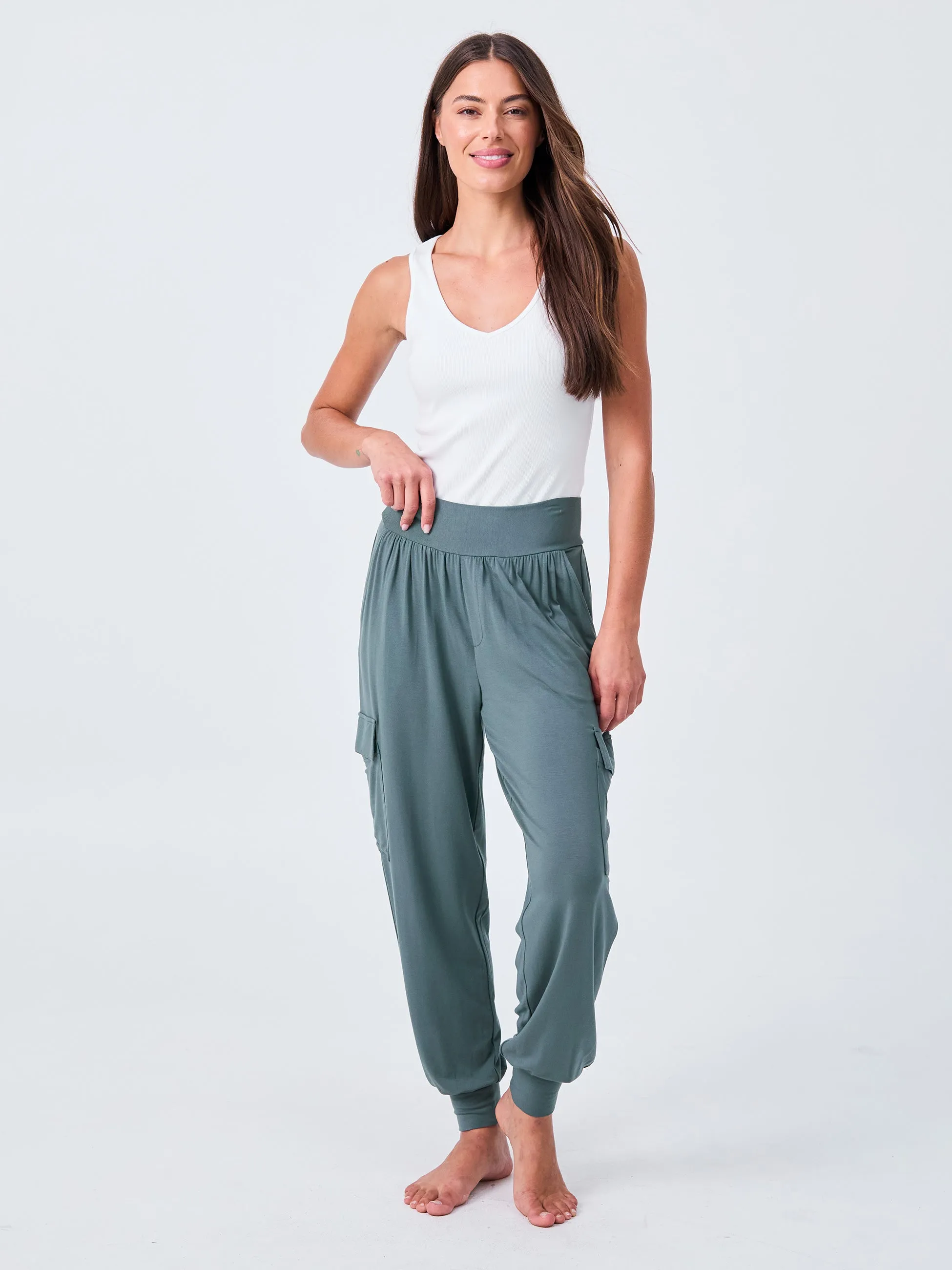 Nomad Cargo Pocket Pant - Sage
