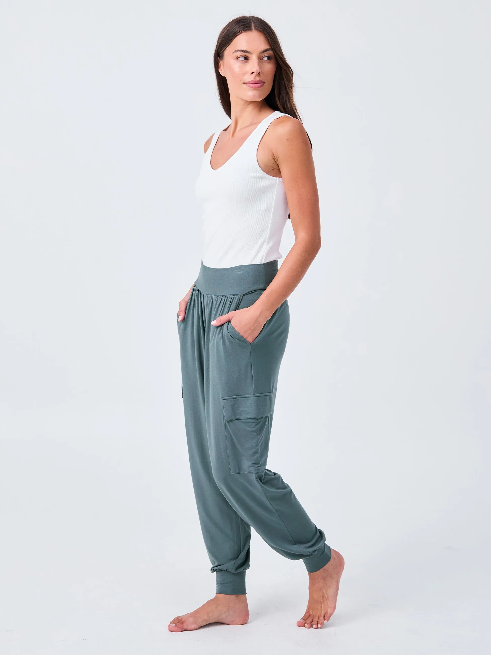 Nomad Cargo Pocket Pant - Sage