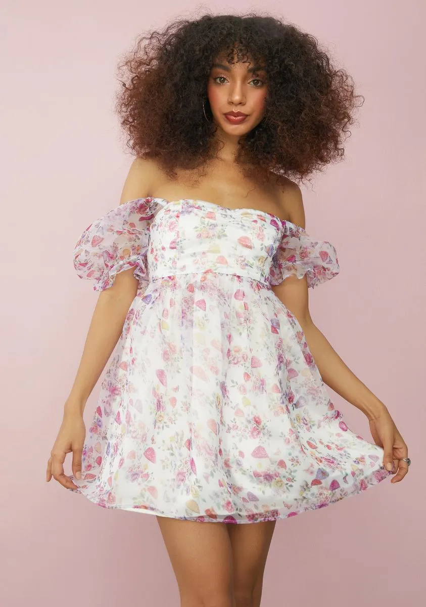 On A Whim Chiffon Babydoll Dress