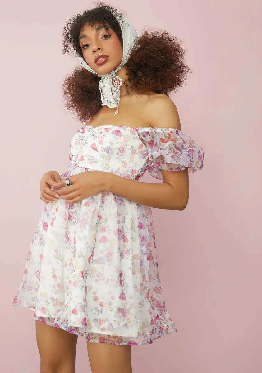 On A Whim Chiffon Babydoll Dress
