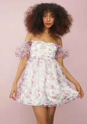 On A Whim Chiffon Babydoll Dress