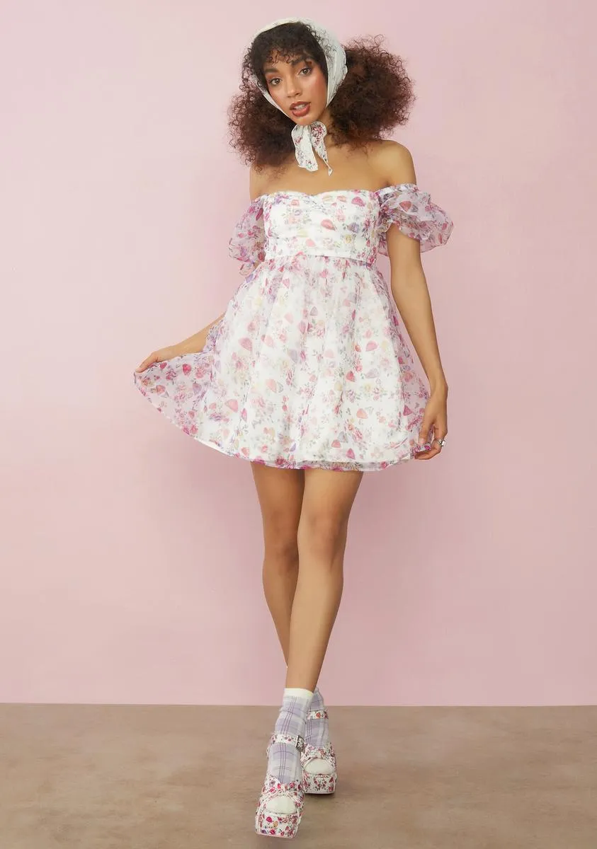 On A Whim Chiffon Babydoll Dress
