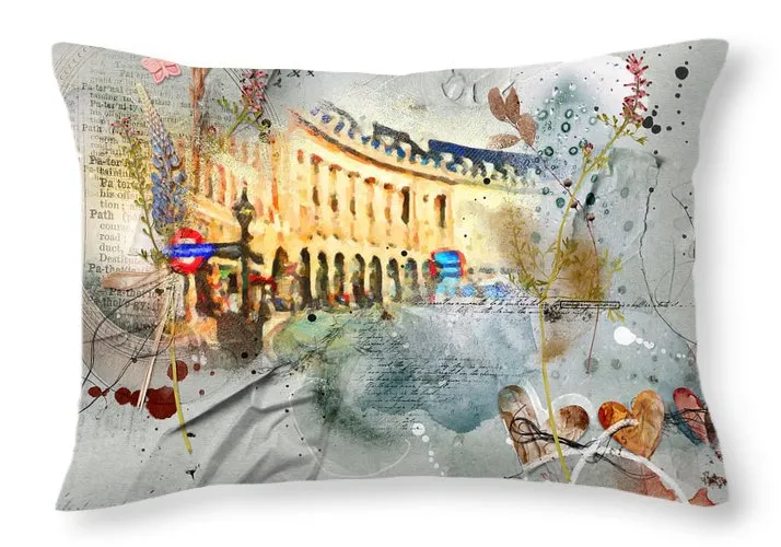Piccadilly Collage - Throw Pillow