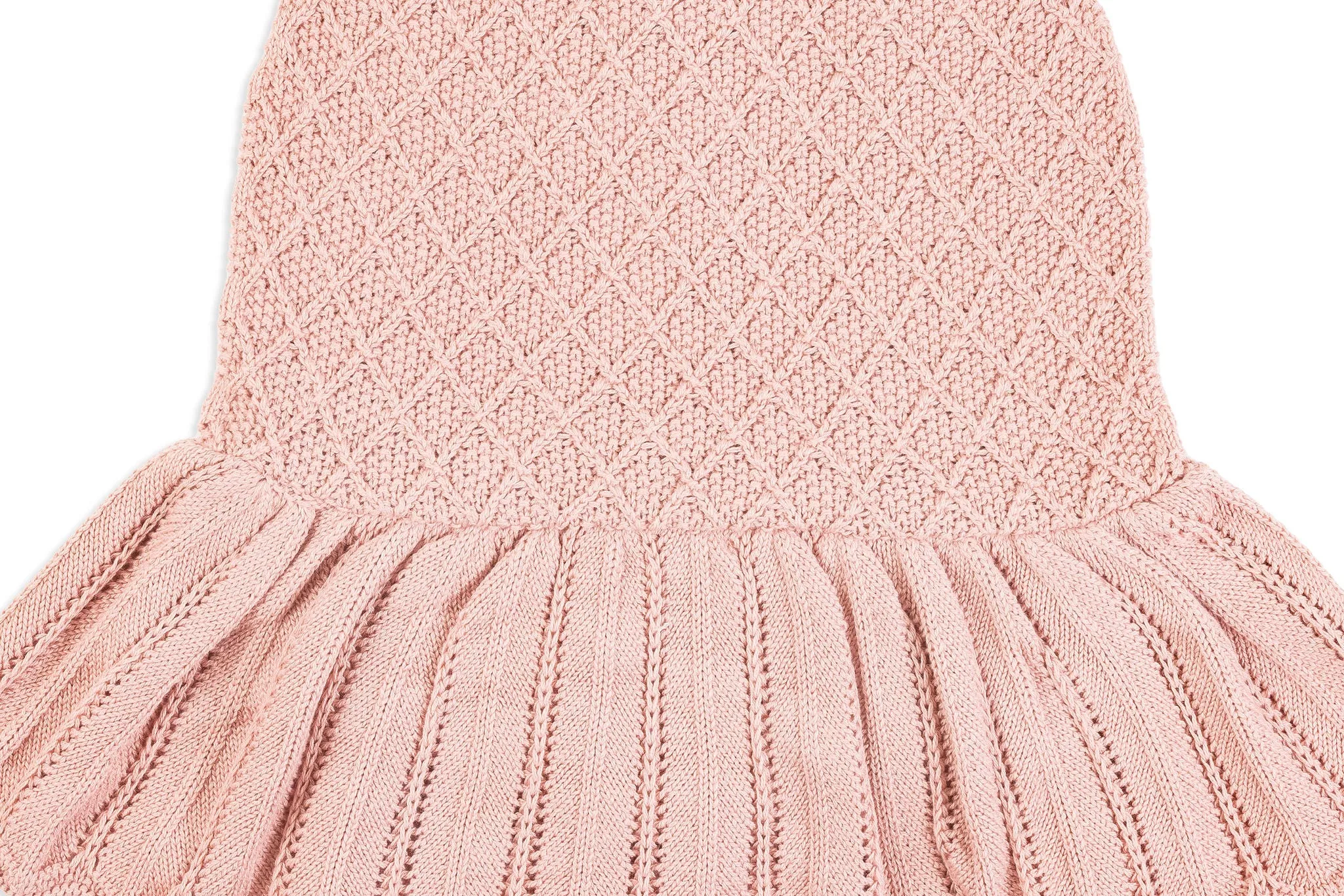 Pink Knit Skirt Romper
