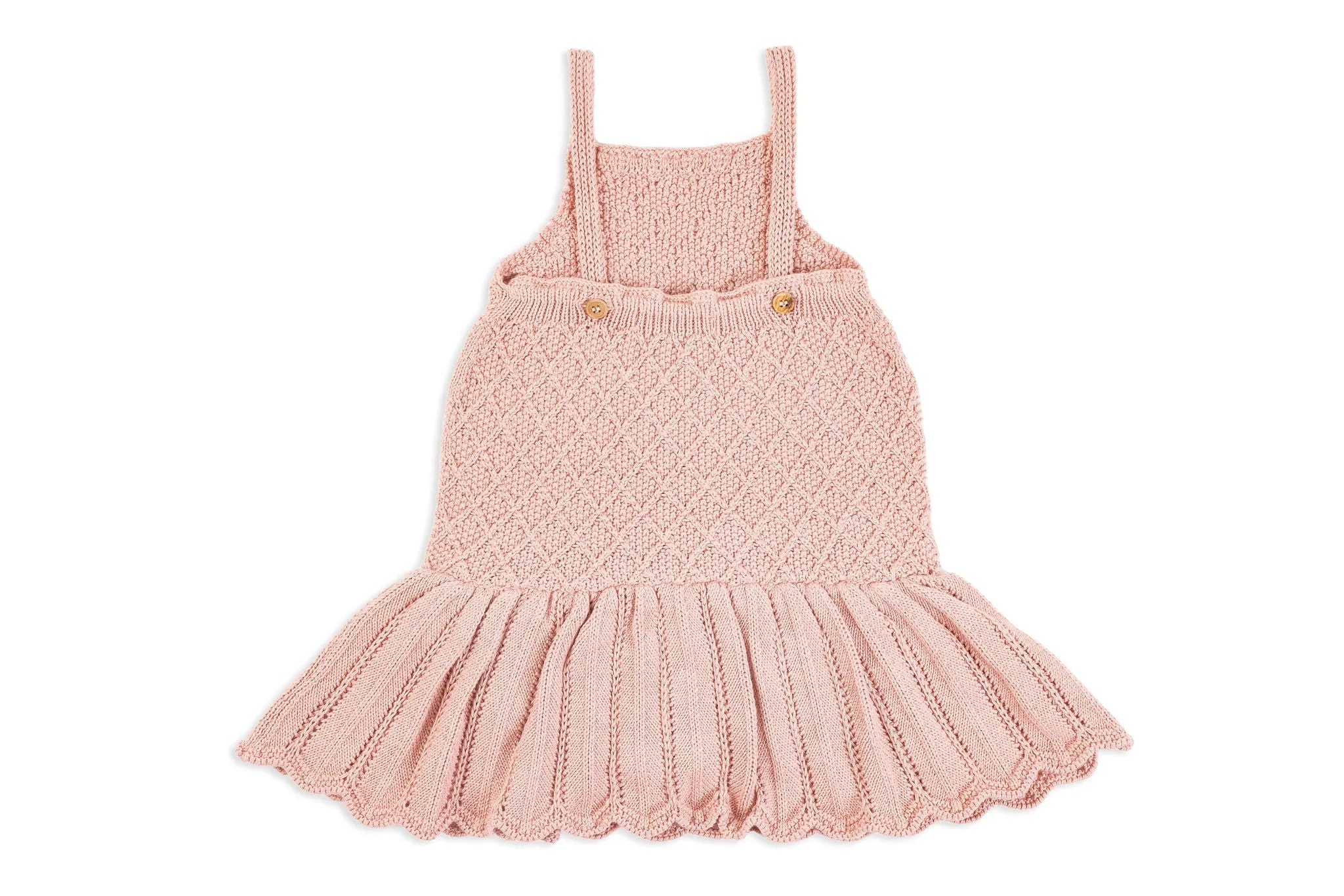 Pink Knit Skirt Romper