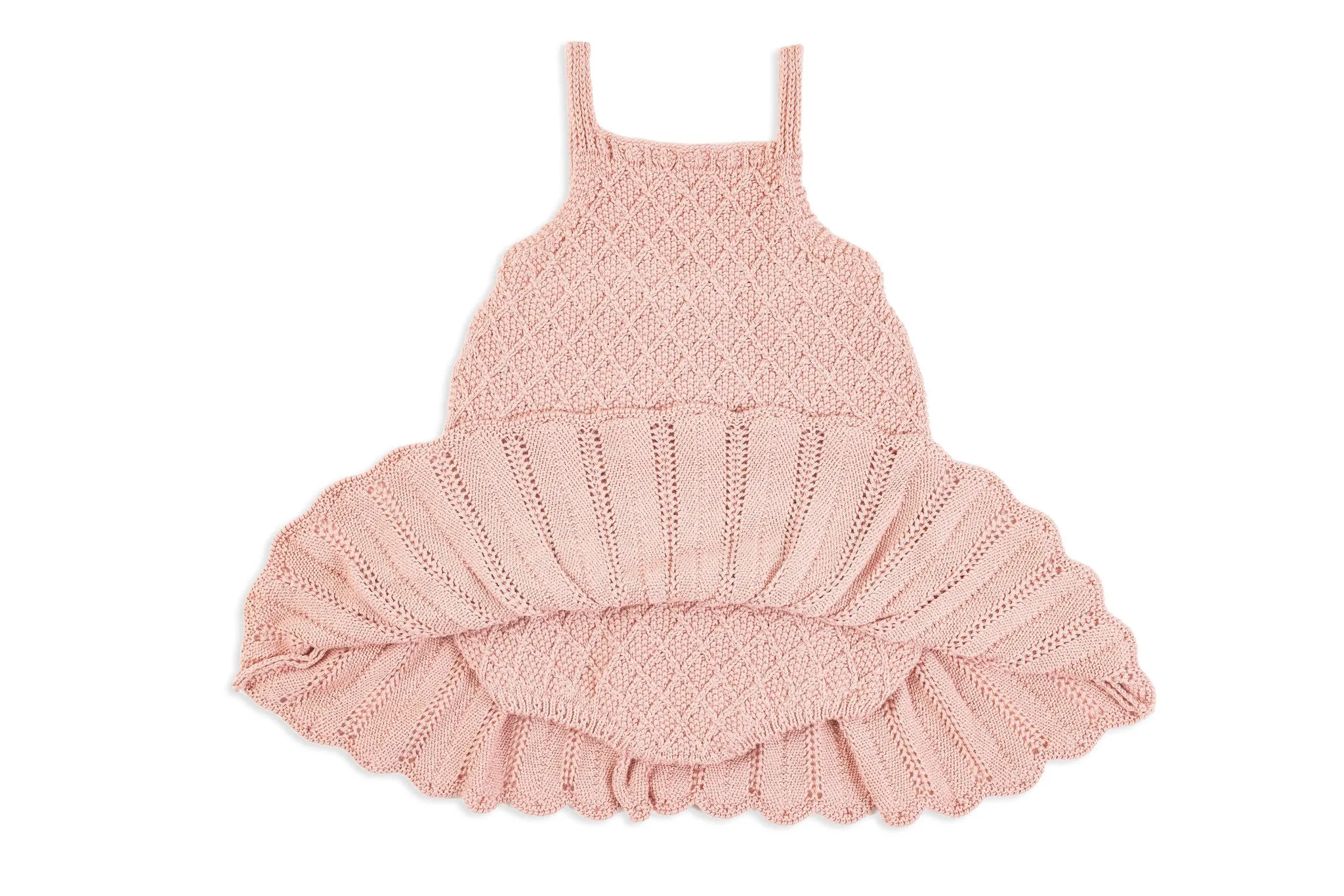 Pink Knit Skirt Romper