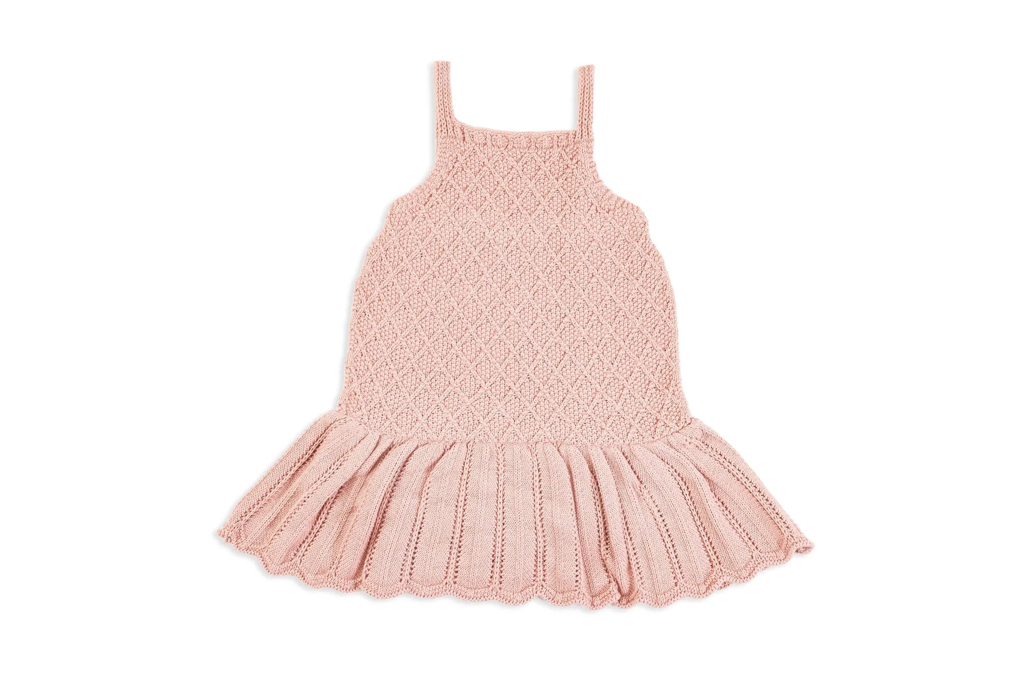 Pink Knit Skirt Romper